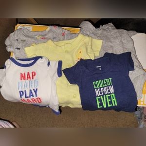 Carters newborn onsie lot